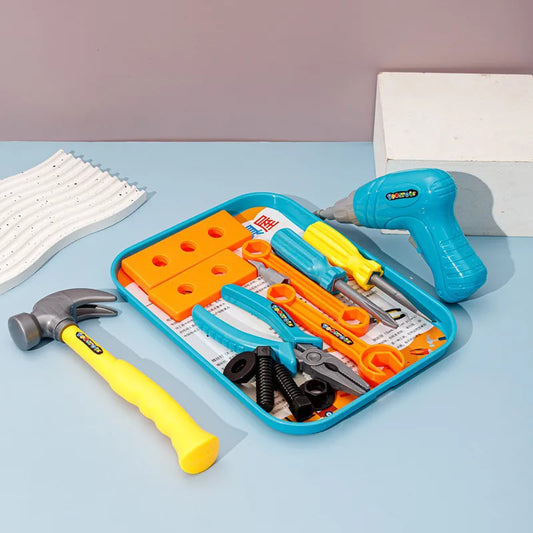 Children's Repair Tool Set Diy Pretend Play Toy for Boys Maintenance Tools Kit