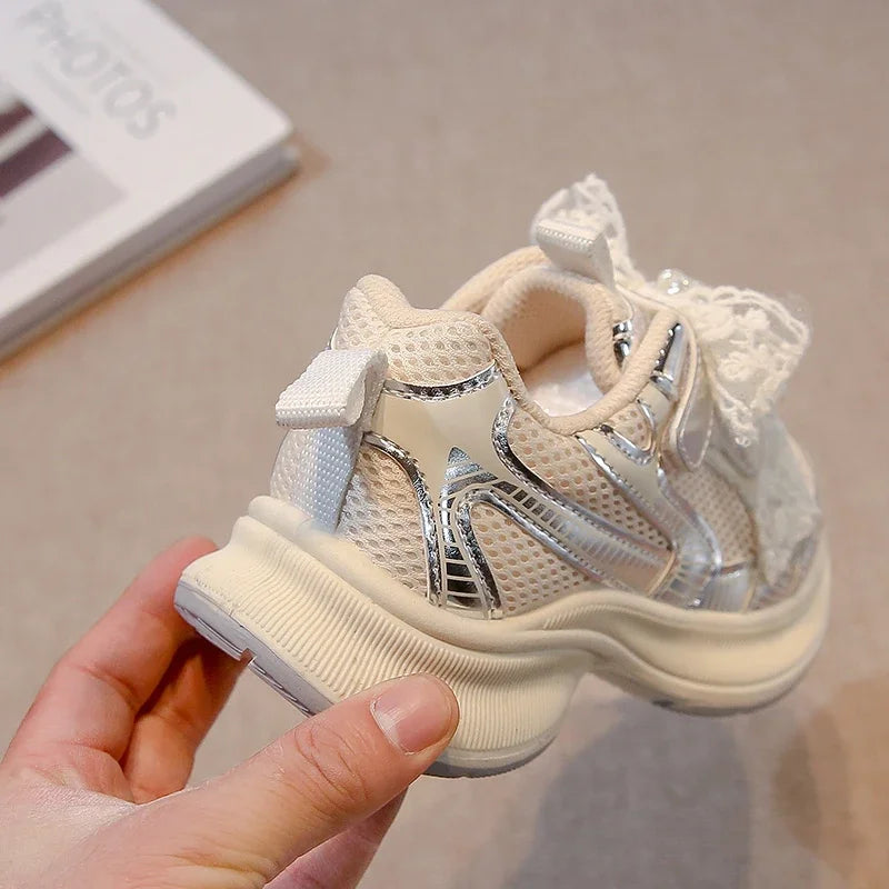 Girls' Sports Fashion Dad Shoes 2025 Spring