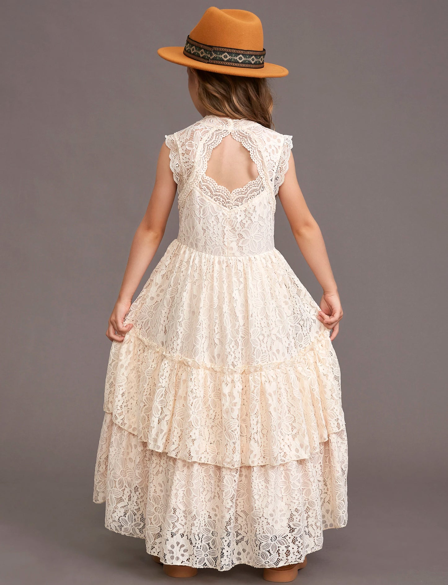 Summer Mesh New Print Lace Skirt Lace Wedding Flower Breathable Dress