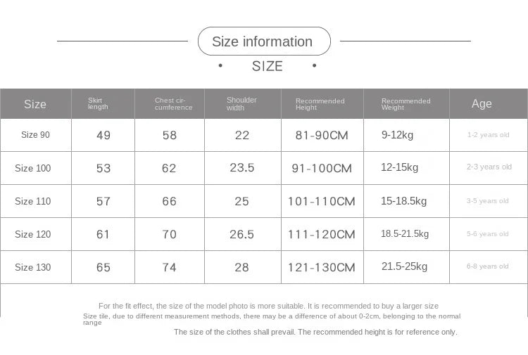 Girls' Sundress Princess Dress  Western Style Spring and Summer Children Baby Girl Dress