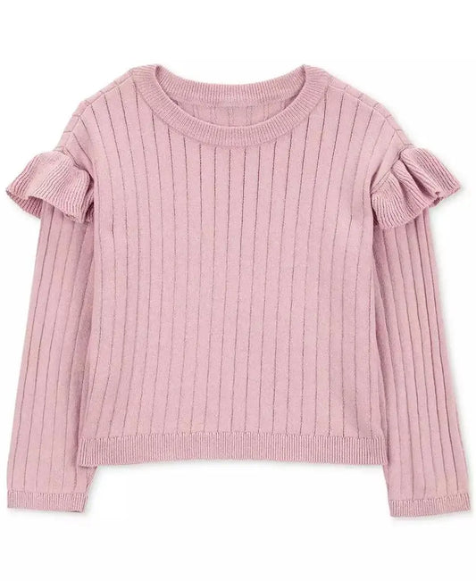 Emma Toddler Cotton Ribbed Long-Sleeve Sweater
