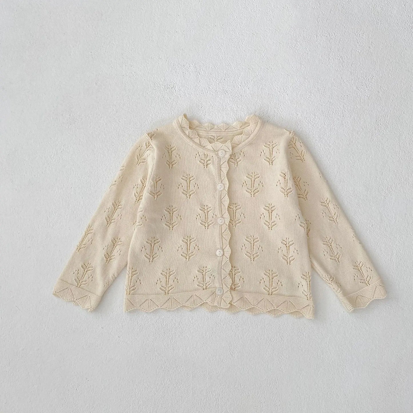 Trina Delicate Baby Cardigan Long Sleeved Top