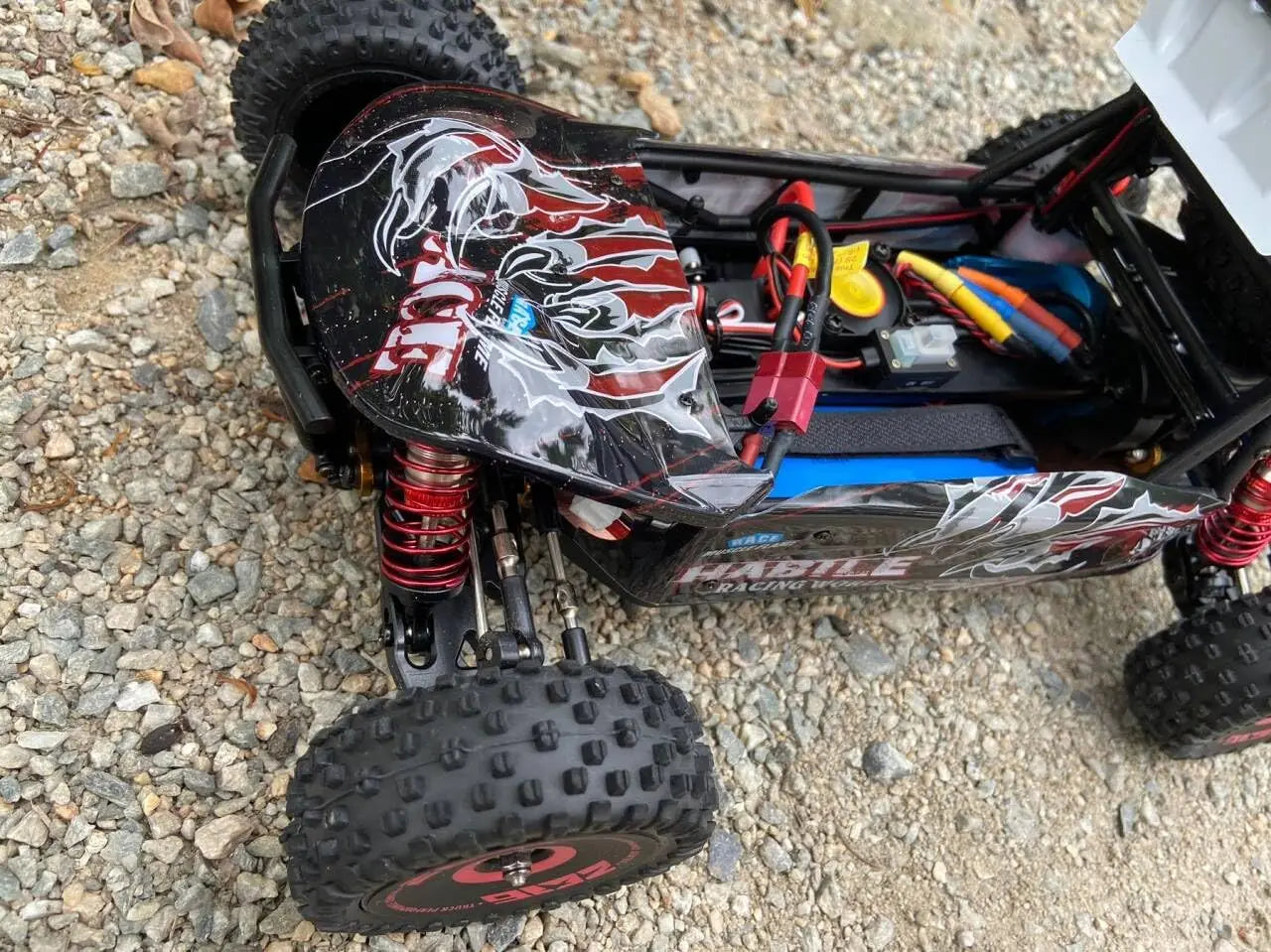 Large 1:12 brushless motor with lighting, high-speed 75km/h remote control, competitive off-road racing, 4-wheel drive, fast car