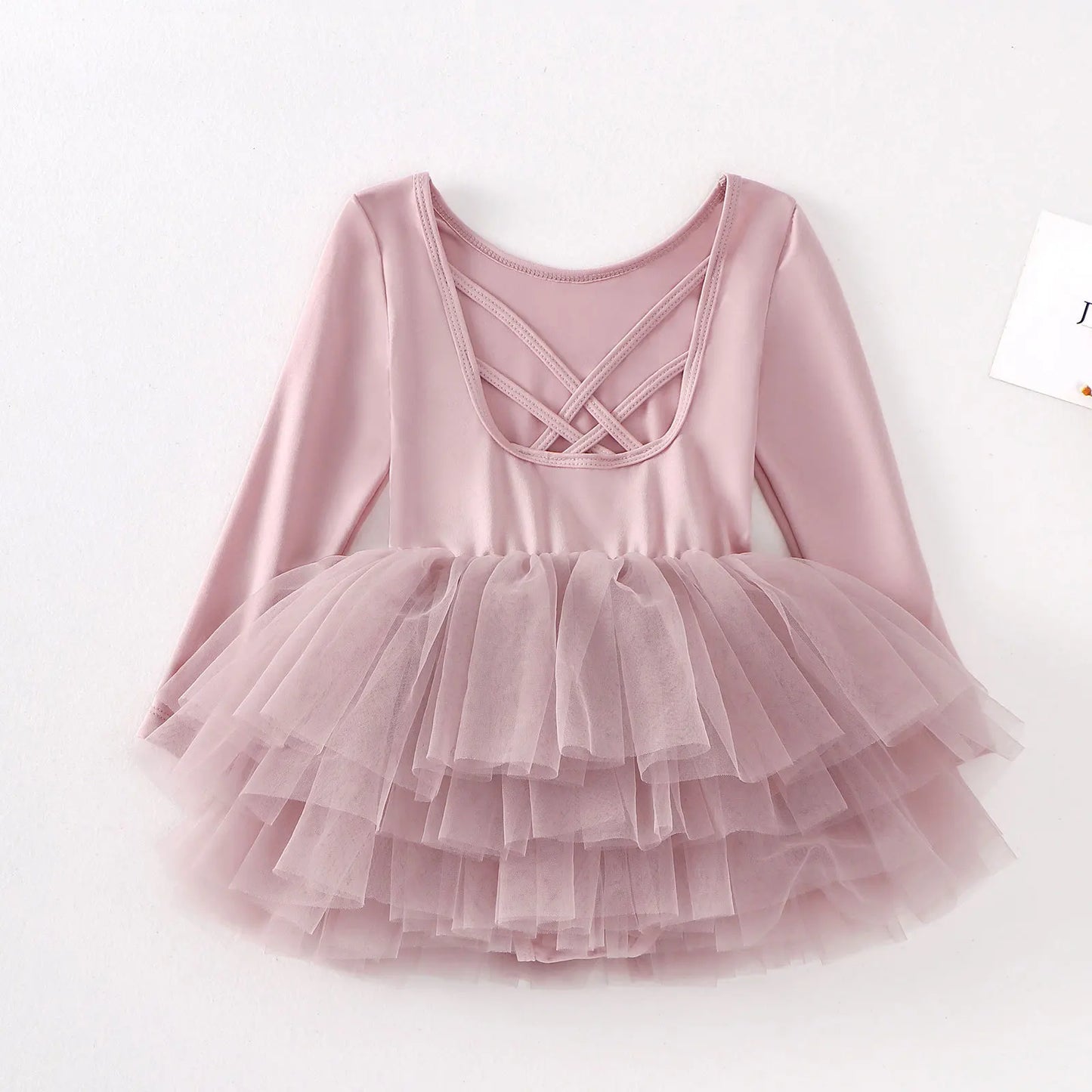 Baby Girl Princess Tutu Dress Long Sleeves Ballet Dress
