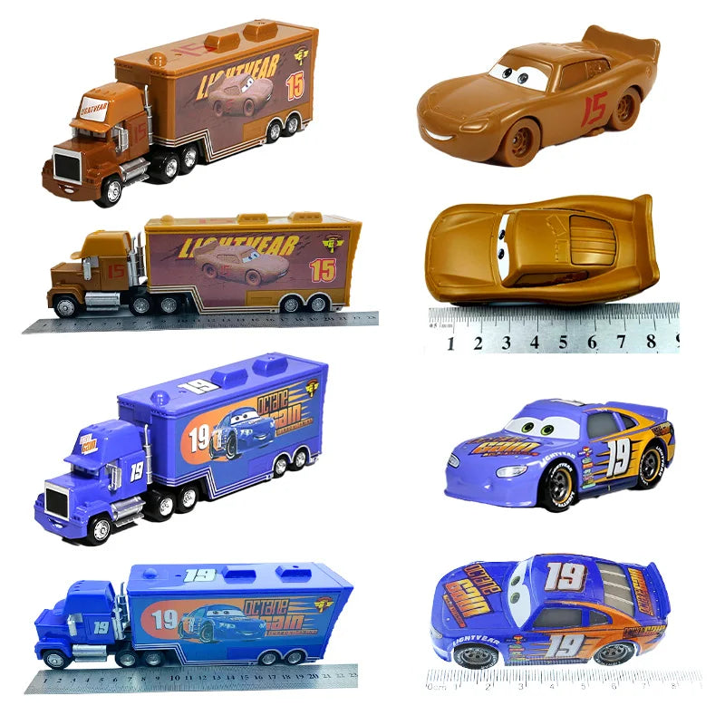 Cars 2 Mack Truck Pixar racing car Lightning McQueen Jackson Storm mini Car