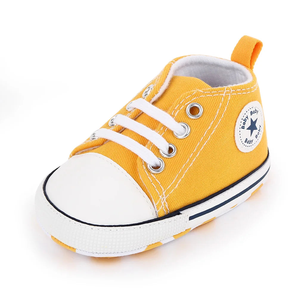 Spring New Baby Shoes Boy and Girl Classic Canvas Casual Sneakers