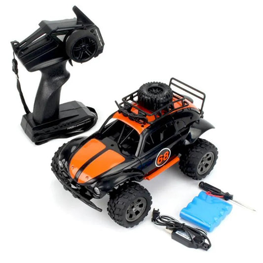 KYAMRC 1:18 2.4G 4 Channels RC Beetle Rock Crawlers Car 18km/h Double Motors Drive Car Remote Control Car Model Off-Road toy