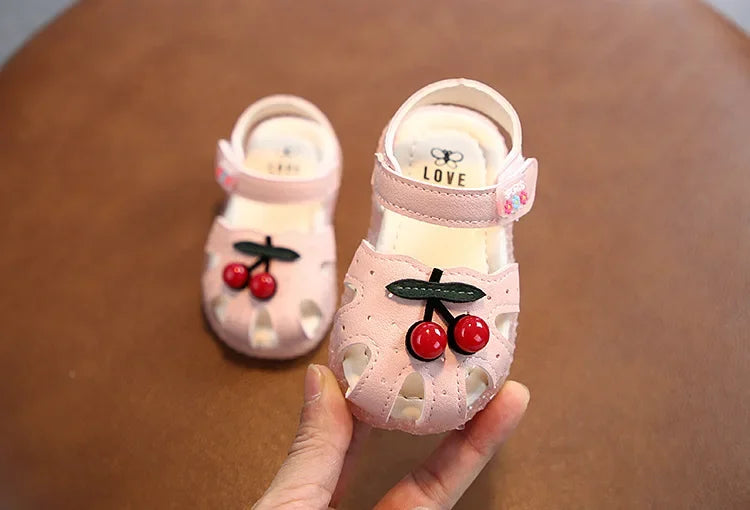 SHOE SIZE 15-25 Girls Sandal Summer Flowers Sweet Soft Children's Beach Shoes Toddler Girls Sandals Orthopedic Princess Fashion