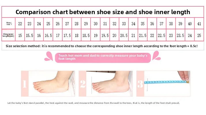 Girls' High Heels Spring New Princess Pink Glass Slipper Children's Runway Performance Shoes Fashion Non-slip Rhinodiamond Shoes