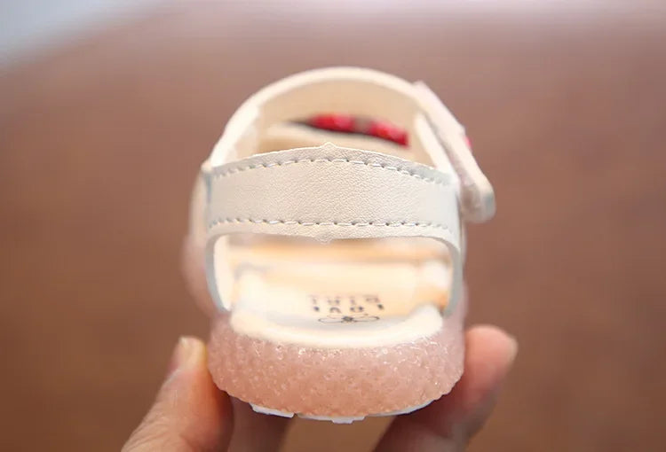 SHOE SIZE 15-25 Girls Sandal Summer Flowers Sweet Soft Children's Beach Shoes Toddler Girls Sandals Orthopedic Princess Fashion