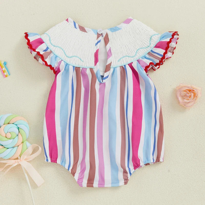 Stripe Summer Day Romper