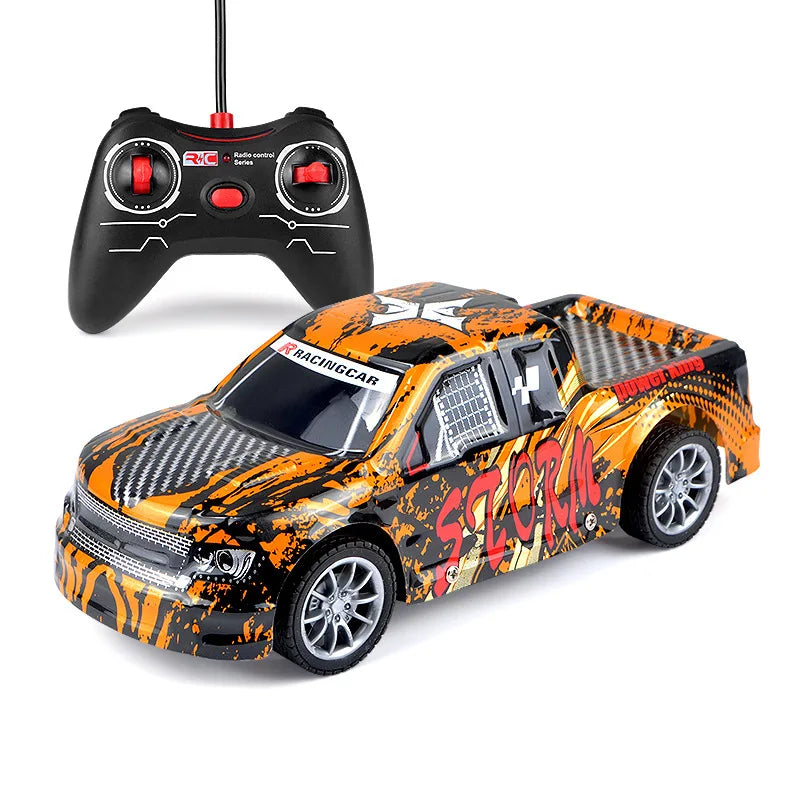 Children'S Remote Control Car, Electric Toy Car, Four-Way Wireless 1:18 Simulation Model, Racing Car, Gift Stall, Street Vendor