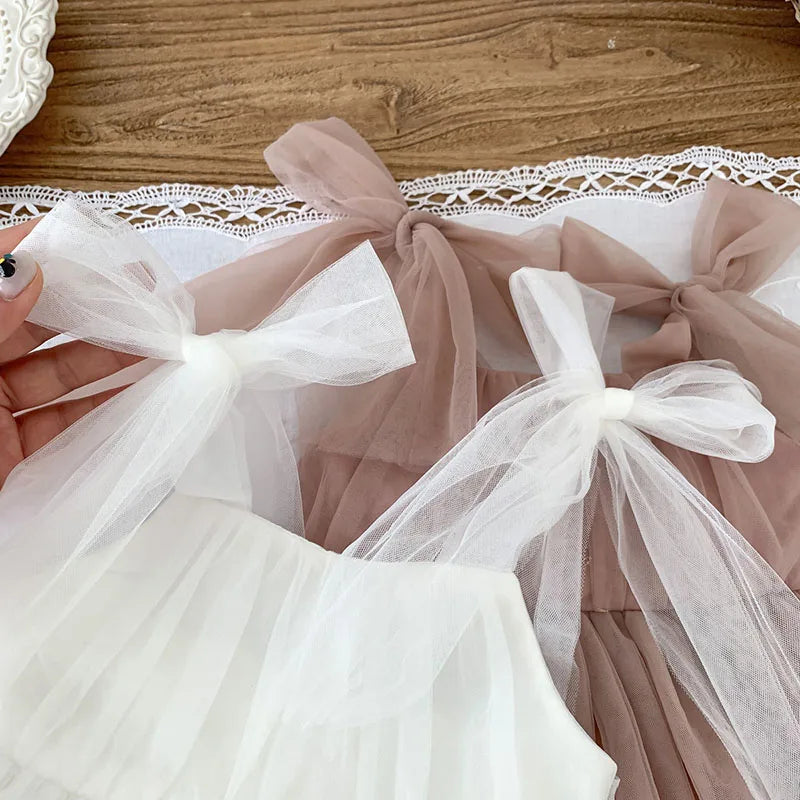 Ana Sleeveless Lace Bodysuit for Baby Girls