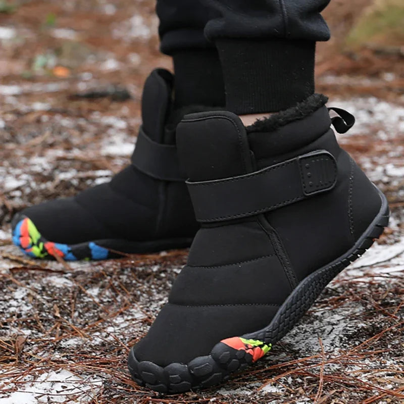 Children Snow Boots Girls Winter Minimalist Waterproof Sneakers