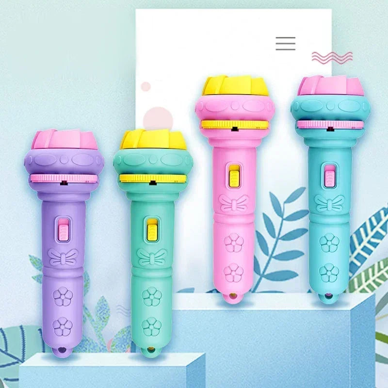 Flashlight Projector Torch Lamp Toy Cute Cartoon Creativity Toy