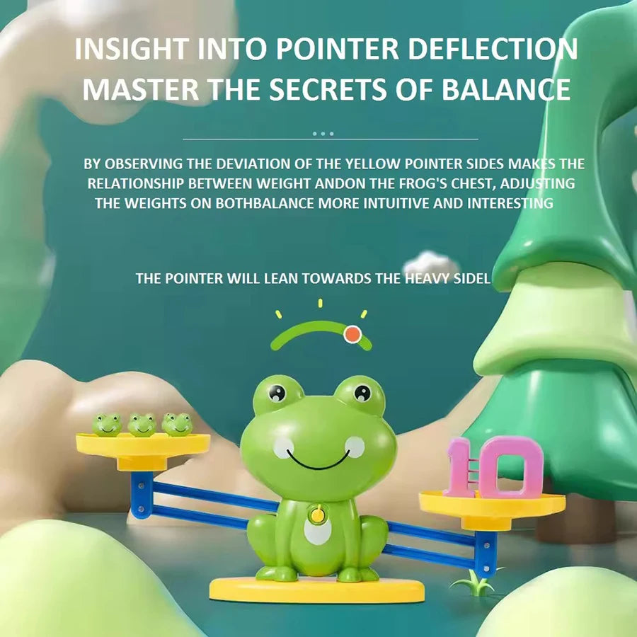 Mathematical Intelligence Math Toys Funny Frog Scale Children's Early Education Toys