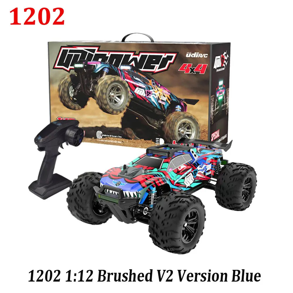 UDIRC UD1201 UD1202 V2/UD1201PRO UD1202PRO V3 RC Car Alloy 4wd High-Speed Brushless Off-Road Climbing Vehicle Remote Control Car