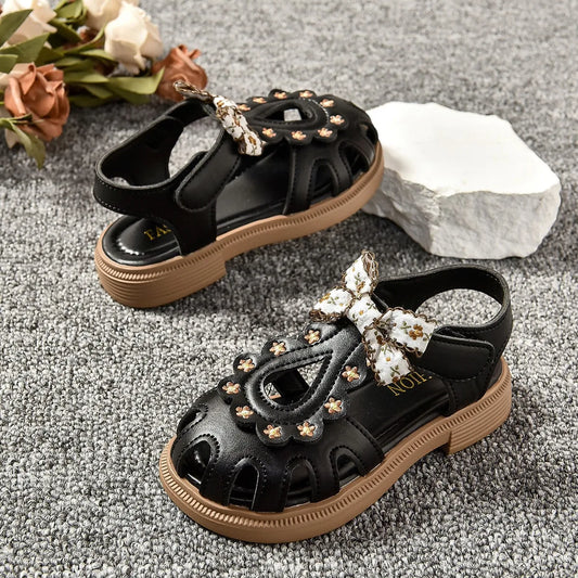 Girls' Shoes, Children's Princess Baotou Sandals, 2026 New Summer Style, Small Girls' Elegant Soft soled Summer Shoes