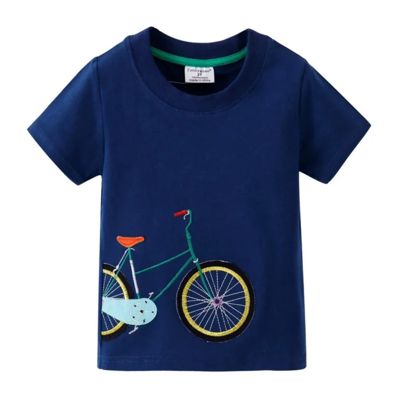 Richard Cartoon Printed Short Sleeve Tees - GuGuTon baby store - Baby Fashion - Toddlers Outfits - Babies Outfits - Toddler Clothes - Kids Clothing - Newborn Clothes - Newborn Wear - Kids Wear - Trending Clothes - Trending Outfits - Fall Fashion - Winter Fashion - Girls Clothes - Boys Clothes - Babies Wear - Kids Accessories - KidsWear - Summer Clothes - Summer Fashion - Summer Trend - Falls Sweaters - Tops - Bottom - Jeans - Blouse - Dresses - Newborn Dresses - Toys