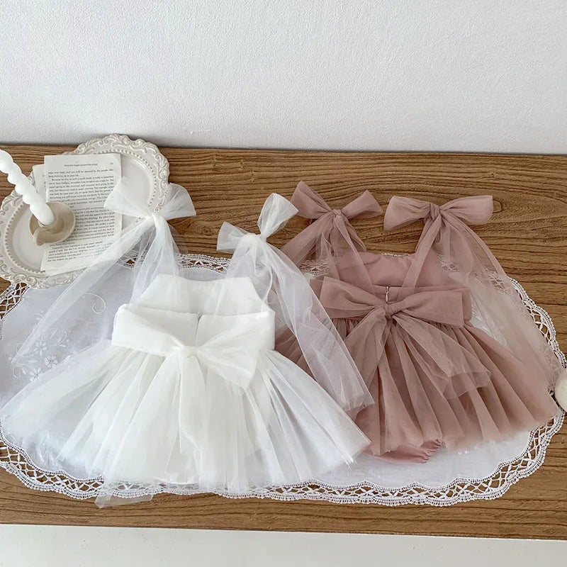 Ana Sleeveless Lace Bodysuit for Baby Girls