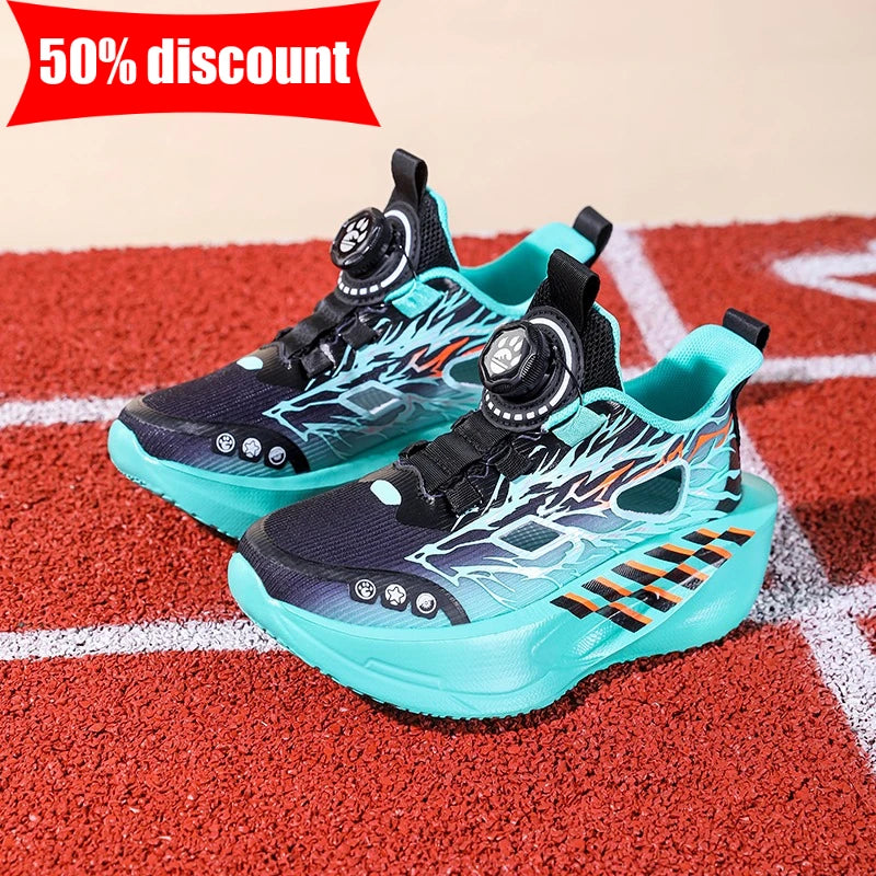 Children Sport Shoes Boys Girls Summer Hollow Fashion Leisure Lightweight Tennis Shoes Soft Bottom Rebound Outdoor Walking Shoes