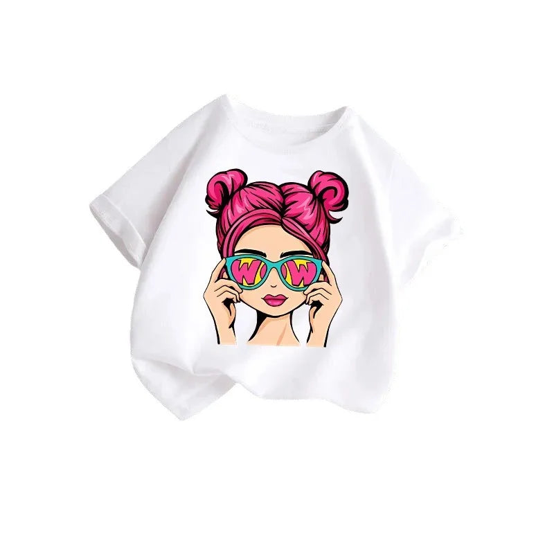 Sophia Summer Children's Sleeved Girls Casual Tops Boys