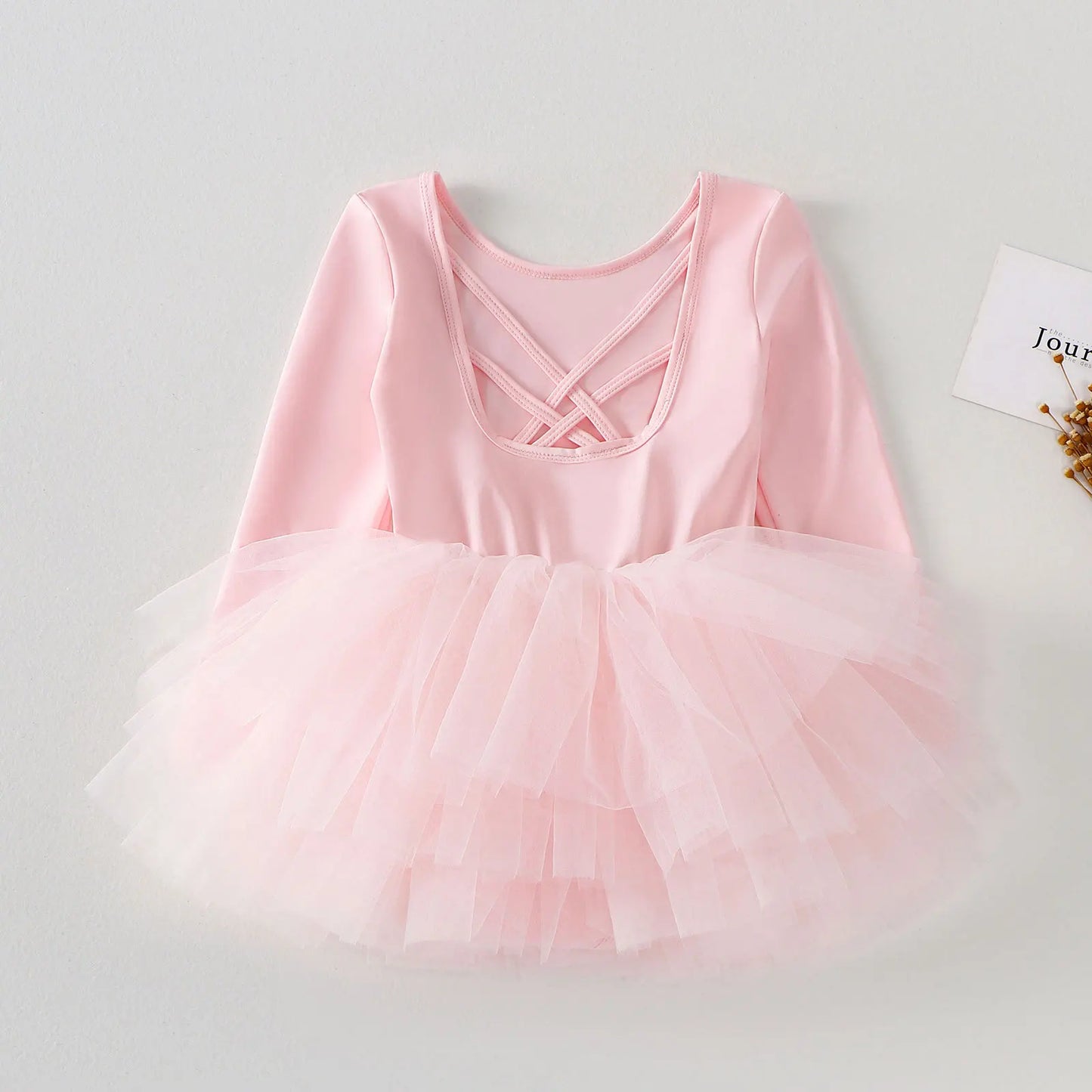 Baby Girl Princess Tutu Dress Long Sleeves Ballet Dress