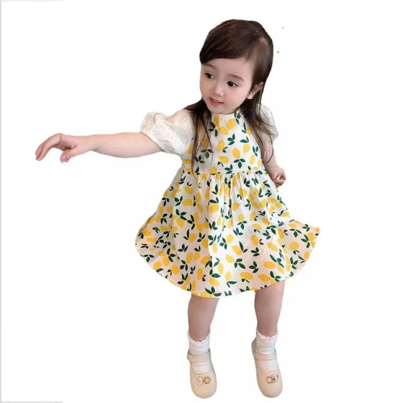 Girl floral dresses princess dress baby girls summer dress flower girl dresses baby girl dress Children dresses فساتين الأطفال