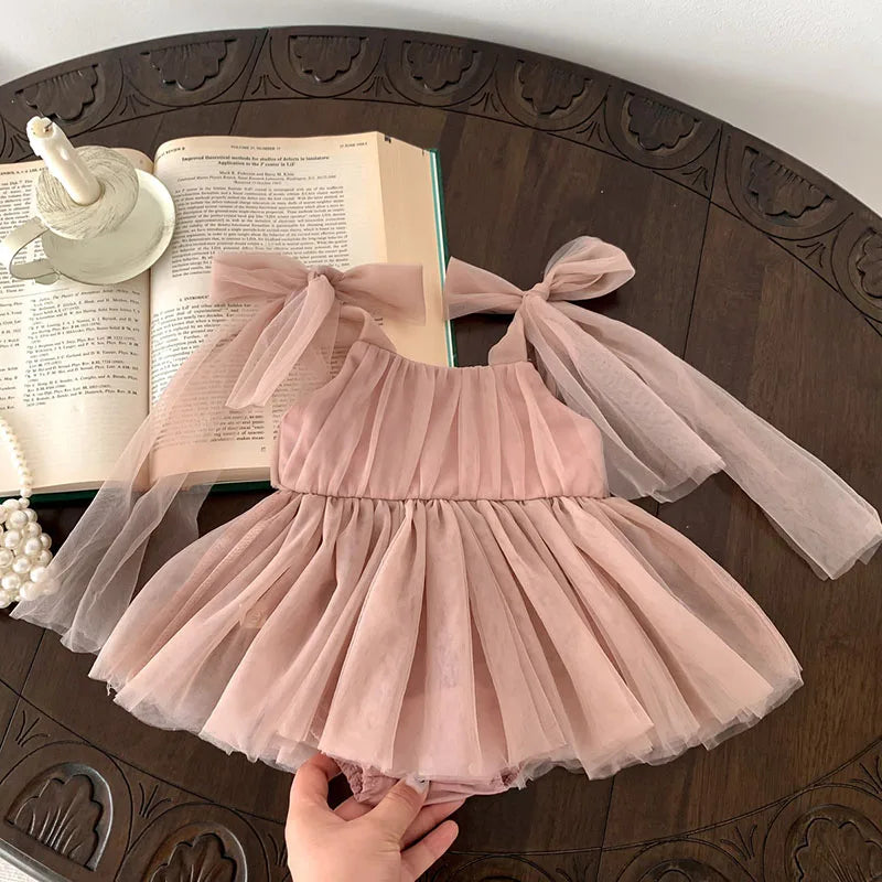 Ana Sleeveless Lace Bodysuit for Baby Girls