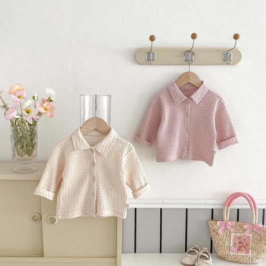 Ximena Solid Color Single-Breasted Top