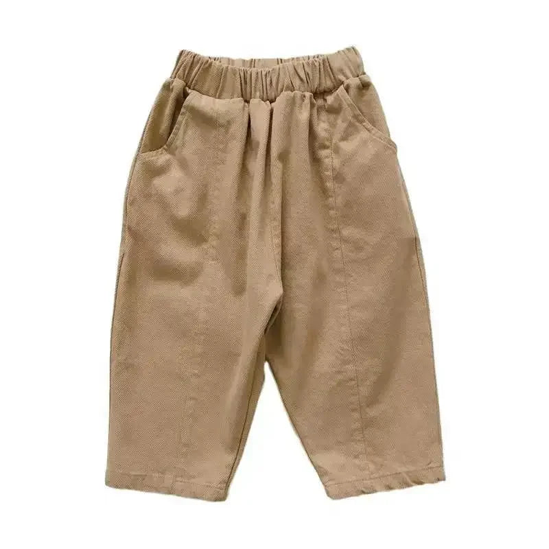 Rafael Loose Children Casual Pants Solid Boy Kids Fashion