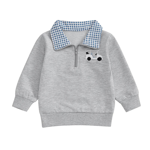 Kevin Toddler Golf Outfit Sweater