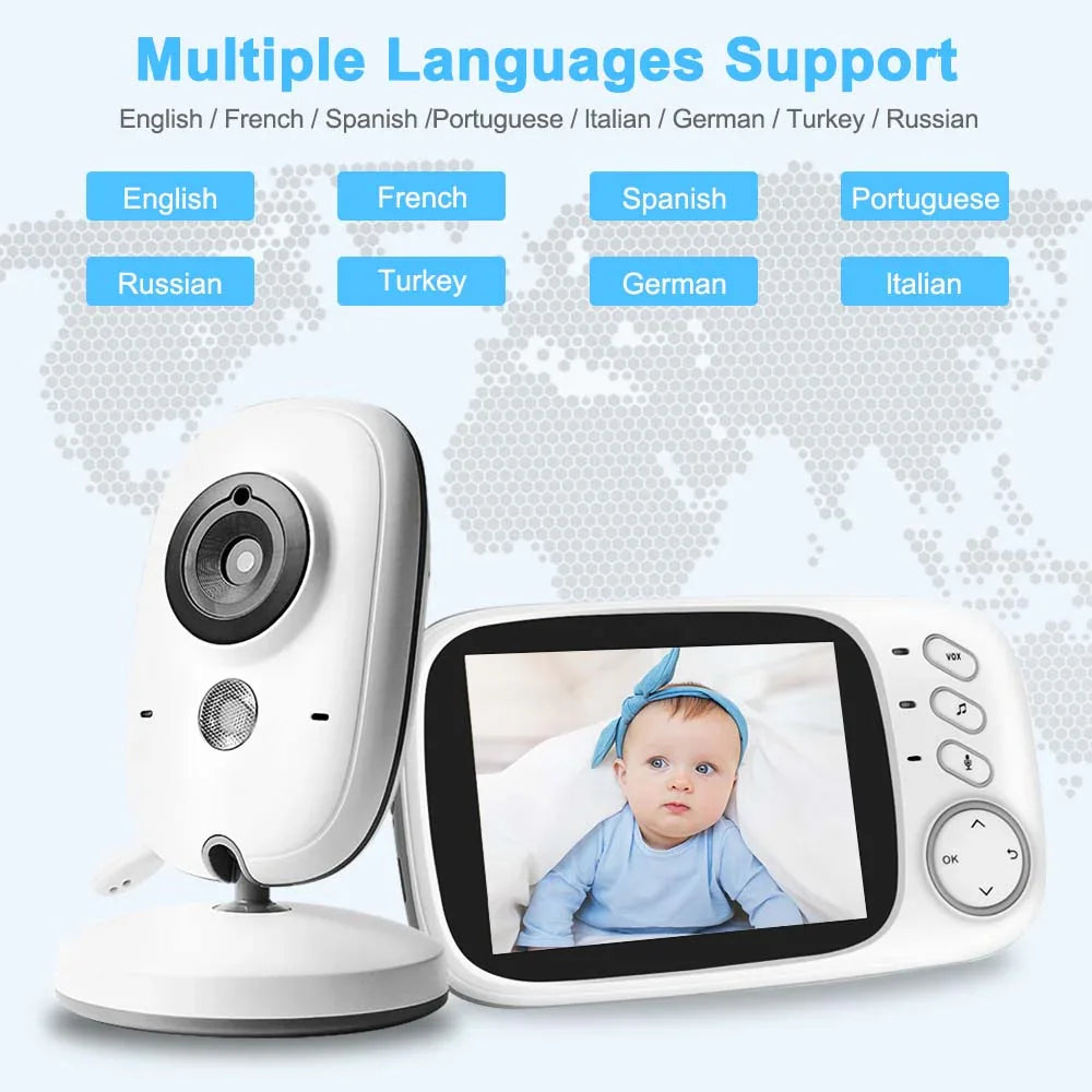 Video Baby Monitor 2.4G Two Way Audio Night Vision Video Surveillance - GuGuTon baby store - Baby Fashion - Toddlers Outfits - Babies Outfits - Toddler Clothes - Kids Clothing - Newborn Clothes - Newborn Wear - Kids Wear - Trending Clothes - Trending Outfits - Fall Fashion - Winter Fashion - Girls Clothes - Boys Clothes - Babies Wear - Kids Accessories - KidsWear - Summer Clothes - Summer Fashion - Summer Trend - Falls Sweaters - Tops - Bottom - Jeans - Blouse - Dresses - Newborn Dresses - Toys