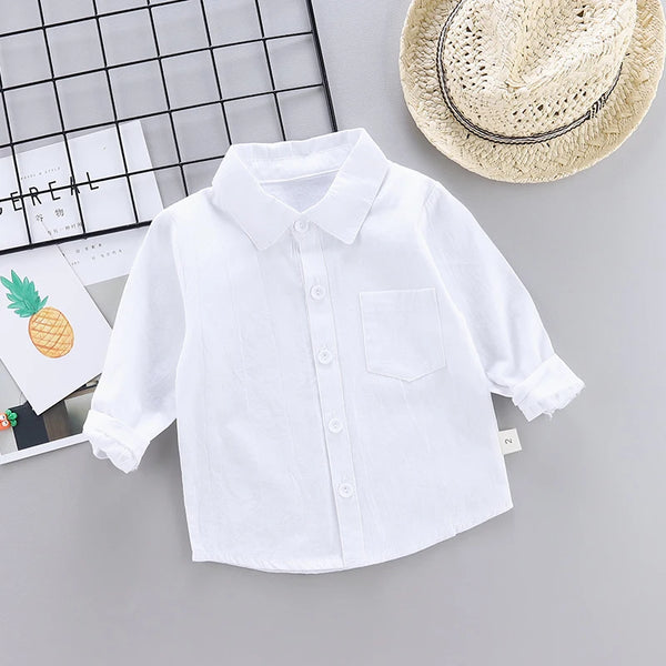 Sacarias Long Sleeve Baby Wedding Shirts