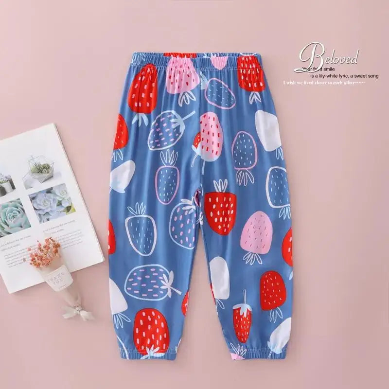 Asier Summer New Disney Cartoon Print Loose Bloomers