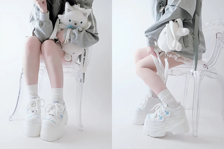 Japanese Girl Original Subculture Lolita Girl Thick Soled Shoes Sweet Big Toe Shoes Cute Loli Tea Party Single Shoes