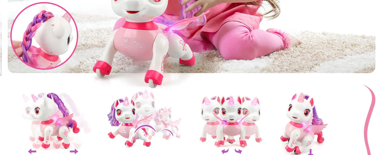 Unicorn Toys for Girls, Remote Control Robot Toys, Dancing Pets, Robot Toys for Kids