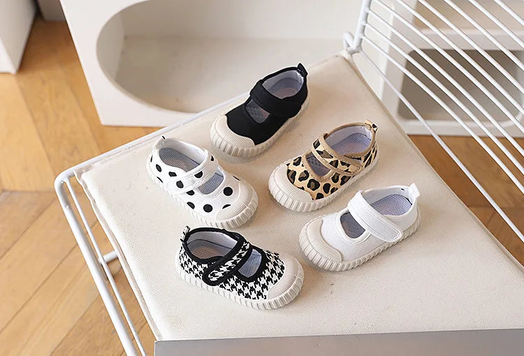 2025 New Spring Baby Girl Shoes Kids Autumn Canvas Shoes