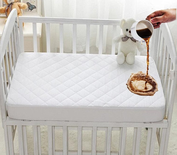 Cotton Terry Waterproof Protector Bed Cover Mattress Pad - GuGuTon baby store - Baby Fashion - Toddlers Outfits - Babies Outfits - Toddler Clothes - Kids Clothing - Newborn Clothes - Newborn Wear - Kids Wear - Trending Clothes - Trending Outfits - Fall Fashion - Winter Fashion - Girls Clothes - Boys Clothes - Babies Wear - Kids Accessories - KidsWear - Summer Clothes - Summer Fashion - Summer Trend - Falls Sweaters - Tops - Bottom - Jeans - Blouse - Dresses - Newborn Dresses - Toys