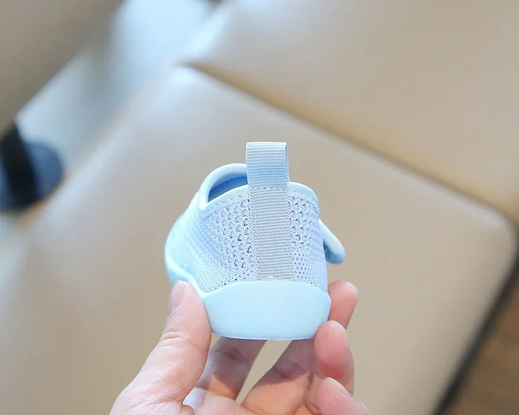 Baby Boys Girls Walking Shoes Spring Autumn Kids Casual Shoes Mesh Children Soft Sole Anti Slip Infant Newborn Knitted Shoes