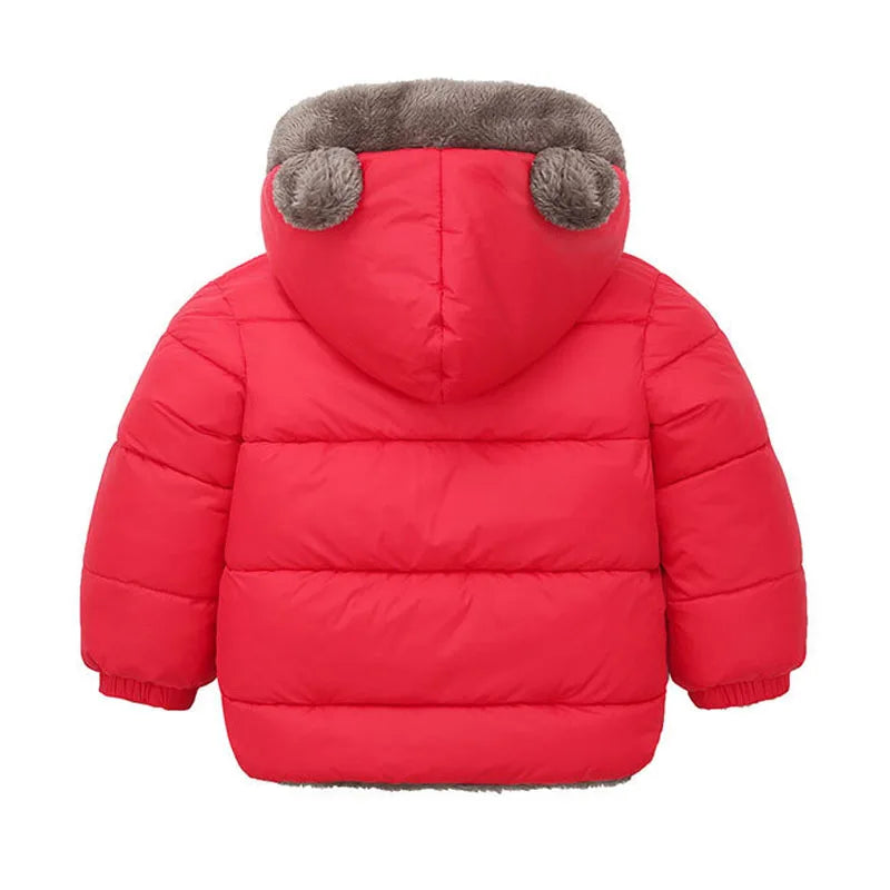 Pablo Boys Bear Hooded Outerwear Sweater