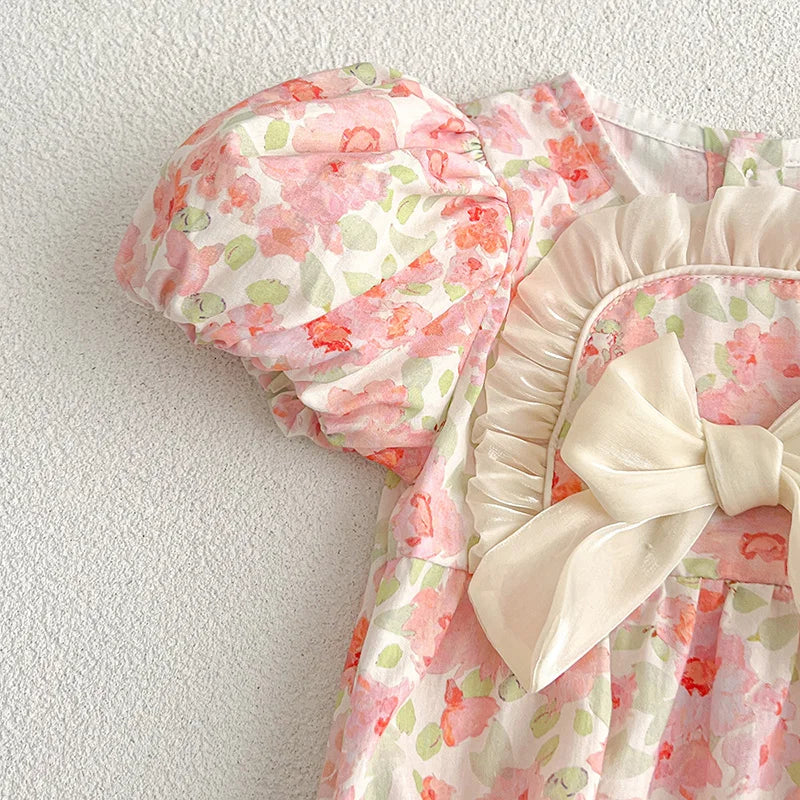 Sorbet Ruffle Floral Romper