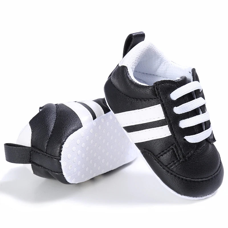 Toddler Baby Girl Shoes 0 to 3 6 9 12 18 24 Months Casual Cute Gold White Baby Boy Shoes First Walkers Soft Crib Shoes Infantil