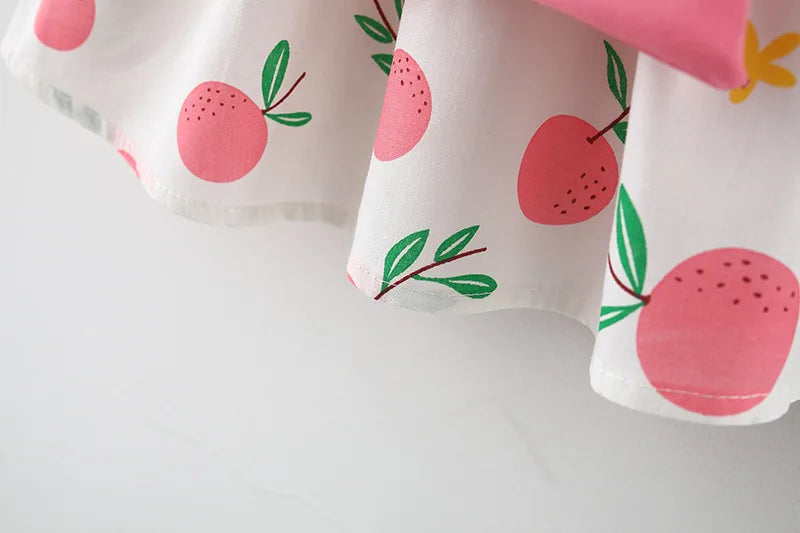 Baby Girl Dress Summer Princess Sundress Cotton Newborn Toddler Outfit
