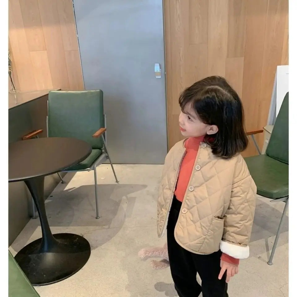 Maria Fashion Girls Jacket Winter Korean Style - GuGuTon baby store - Baby Fashion - Toddlers Outfits - Babies Outfits - Toddler Clothes - Kids Clothing - Newborn Clothes - Newborn Wear - Kids Wear - Trending Clothes - Trending Outfits - Fall Fashion - Winter Fashion - Girls Clothes - Boys Clothes - Babies Wear - Kids Accessories - KidsWear - Summer Clothes - Summer Fashion - Summer Trend - Falls Sweaters - Tops - Bottom - Jeans - Blouse - Dresses - Newborn Dresses - Toys