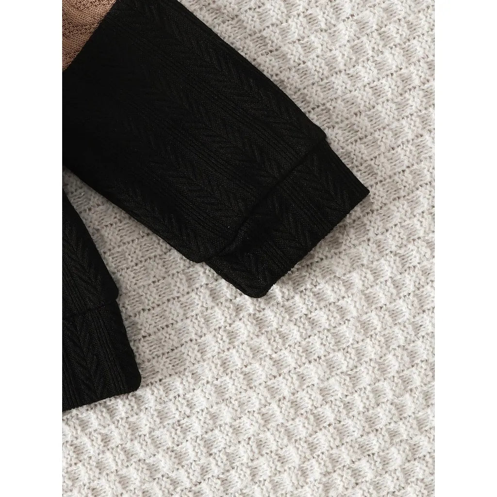 Boy Clothing Set Spliced Top & Pants for Toddlers