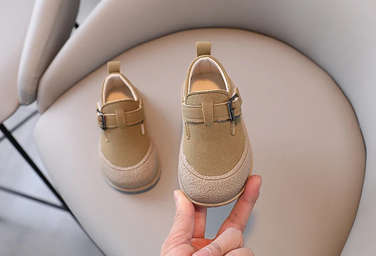 Boys' Boken Shoes Soft Soled Children's Shoes 2025 New Arrivals  0-1 years old Children's Sports Shoes Fashion Retro Bean Shoes