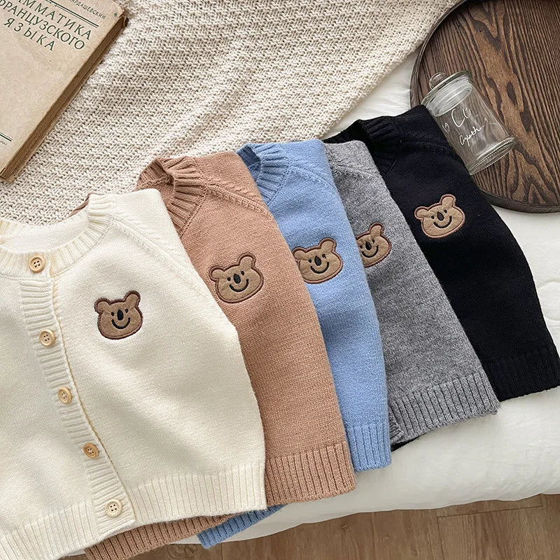 Bryant Cute Bear Knitted Clothes Sweater - GuGuTon baby store - Baby Fashion - Toddlers Outfits - Babies Outfits - Toddler Clothes - Kids Clothing - Newborn Clothes - Newborn Wear - Kids Wear - Trending Clothes - Trending Outfits - Fall Fashion - Winter Fashion - Girls Clothes - Boys Clothes - Babies Wear - Kids Accessories - KidsWear - Summer Clothes - Summer Fashion - Summer Trend - Falls Sweaters - Tops - Bottom - Jeans - Blouse - Dresses - Newborn Dresses - Toys