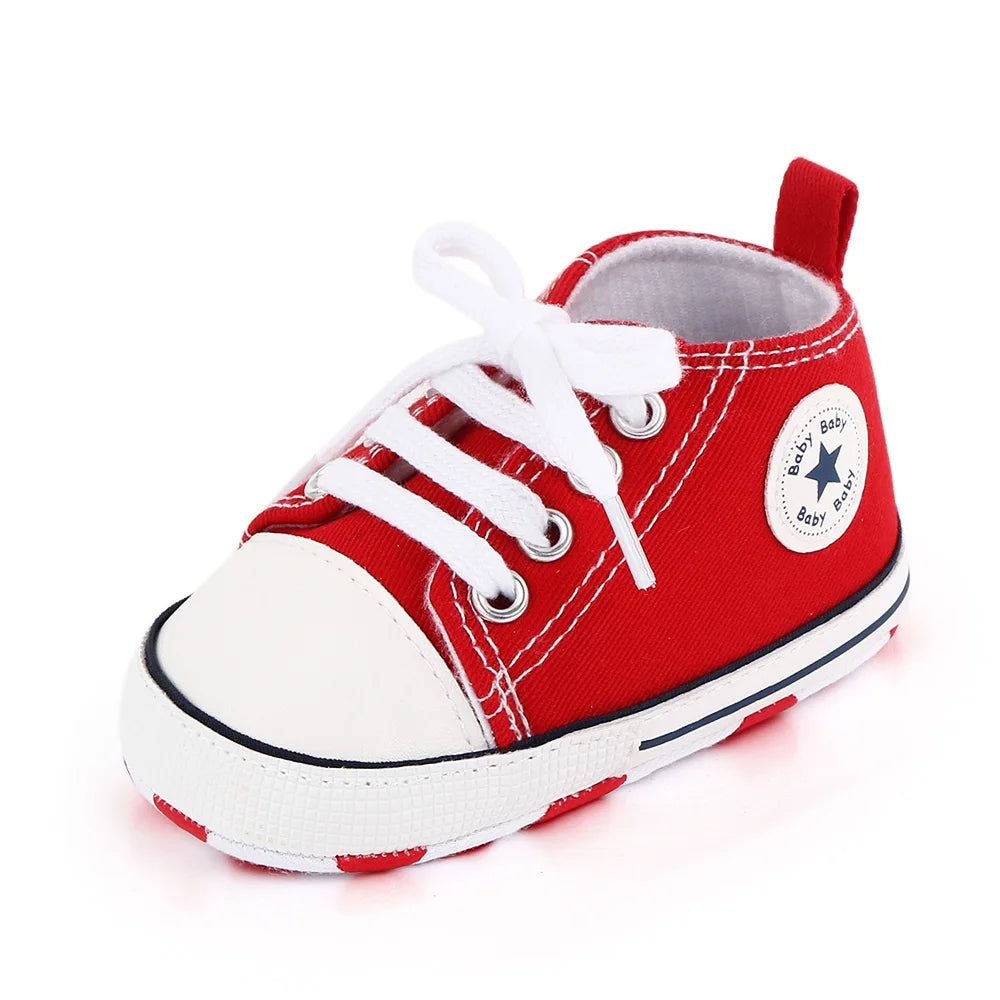 Spring New Baby Shoes Boy and Girl Classic Canvas Casual Sneakers