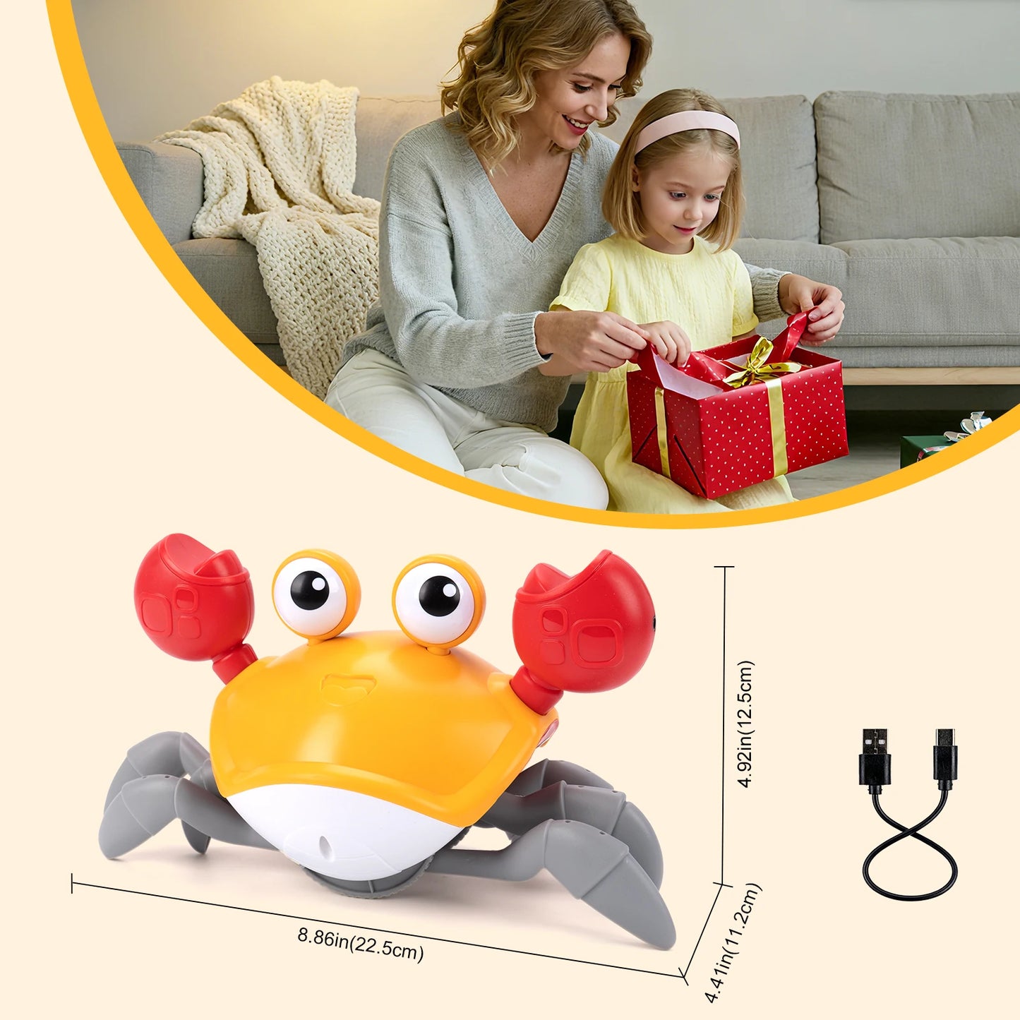 Kids Electronic Pet Toys Musical Penguin Dancing Duck & Octopus